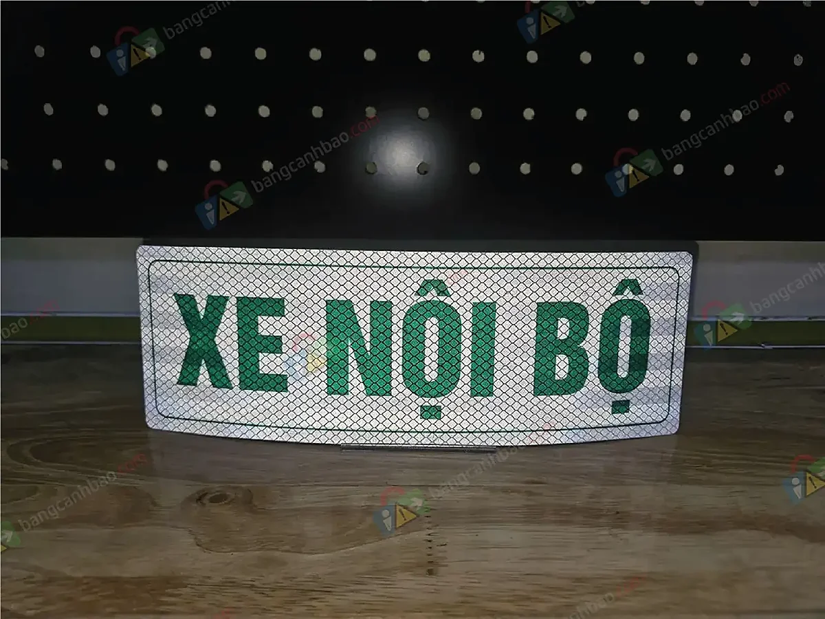 Nhãn Phản Quang 3M – Biển Nhận Diện Xe Chuyên Dụng Bền Đẹp, Siêu Sáng Ban Đêm - 6